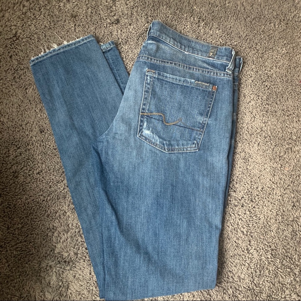 7 For All Mankind Roxanne Distressed Jeans